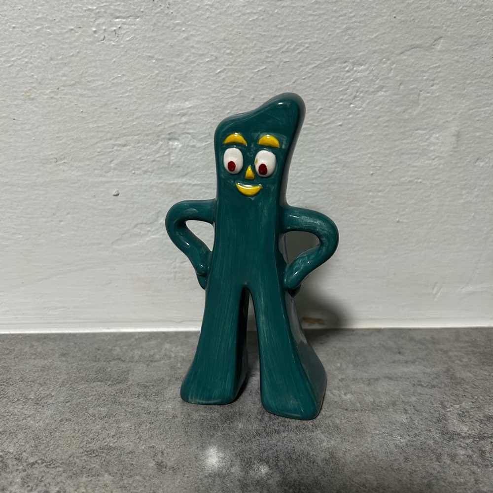 Gumby Vintage Salt and Pepper Shaker Collectable Toy Art